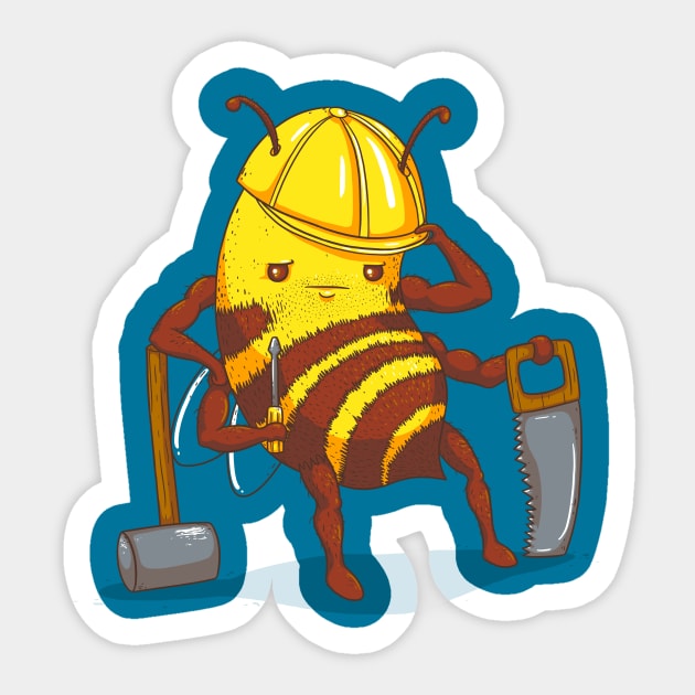 Worker Bee Sticker by spookylili